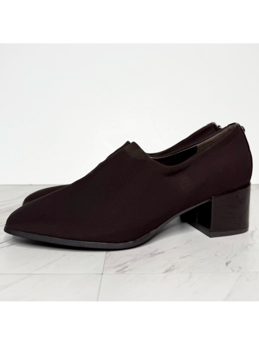 Donald Pliner Keesa Brown Square Toe Heel Pump 9